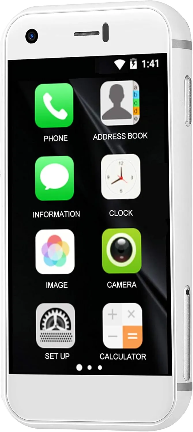 Super Mini 2.5 Inches Android Smart Phone Quad Core 2G+16G 5.0MP Dual SIM High Definition Mini Phones