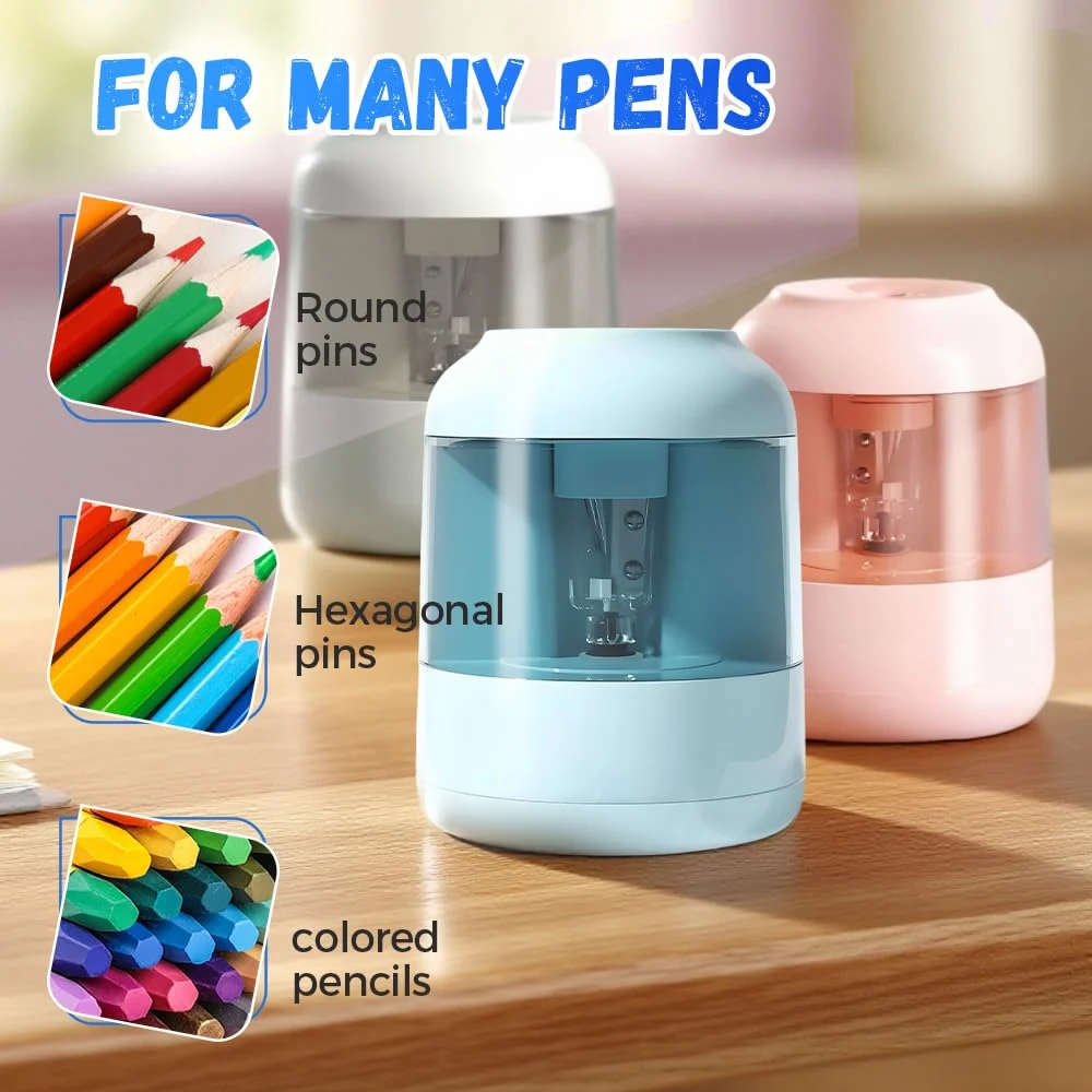 Automatic Electric Pencil Sharpener for Smooth & Precise Sharpening