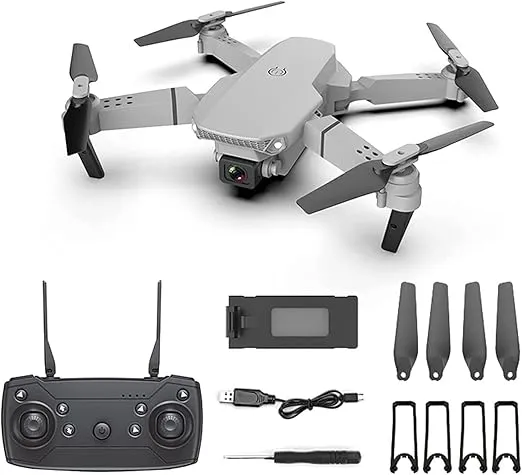 GPS Drone with 4K Camera for Adults, RC Quadcopter with Auto Return, Follow Me, Gesture Control, Point of Interest, Waypoints, Headless Mode, Batteries, Compatible with VR Glasses